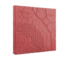 موزاییک پلیمری طرح واش ترکیبی قرمز 40x40cm